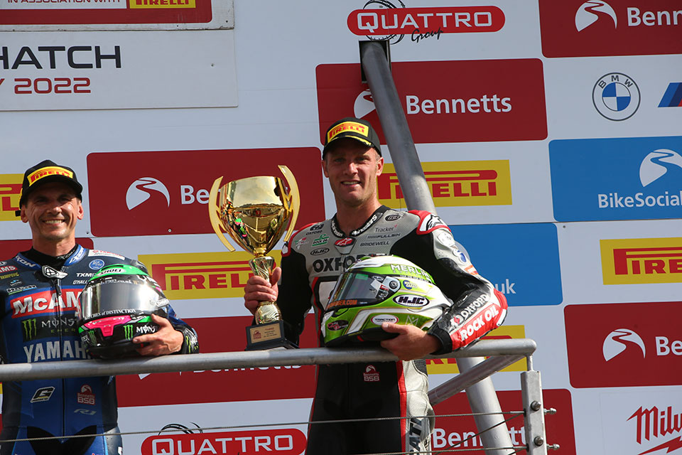 Tommy is on the podium again at Brands Hatch!