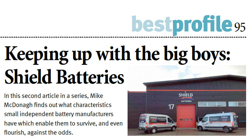 Shield Batteries recognized in an international publication.